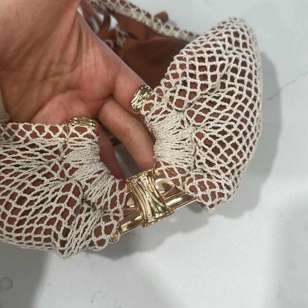 Brown Mesh Bikini Set - Picture 4 of 4